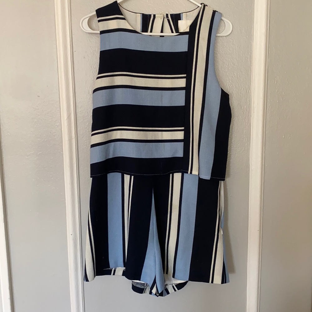 Shades of Blue Romper